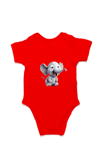 Adorable Baby Elephant Unisex Rompers