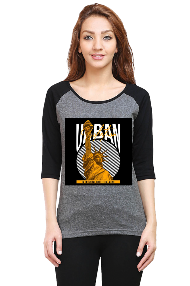 Urban Women's Raglan T-Shirt- Streetwear Edition