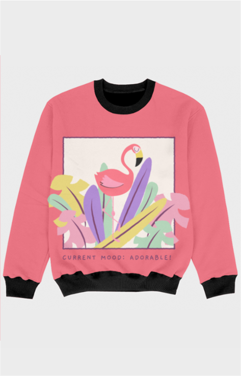 Girls’ Full-Sleeve Magical Sweatshirt – Current Mood Adorable