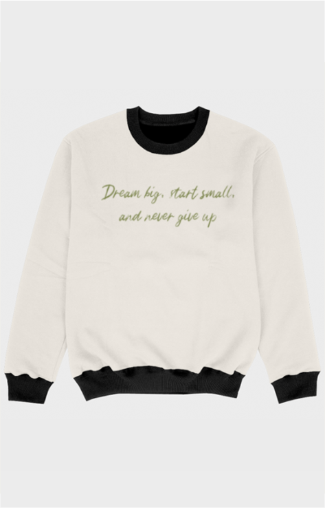 Kids Unisex Motivational All-Over Print Sweatshirt