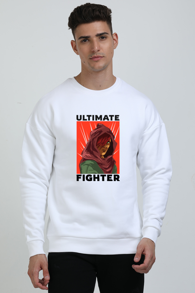 Men’s Full Sleeve Anime Sweatshirt - Ultimate Fighter