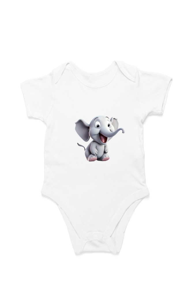 Adorable Baby Elephant Unisex Rompers