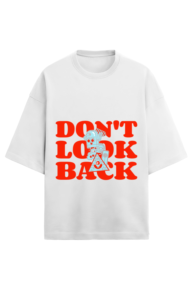 Men’s Half Sleeve Terry T-Shirt - "Don’t Look Back"