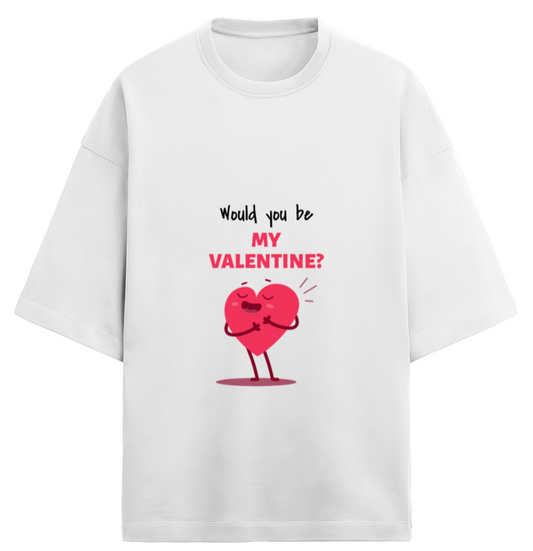 Unisex Half-Sleeve Terry T-Shirt – Valentine's Day Love