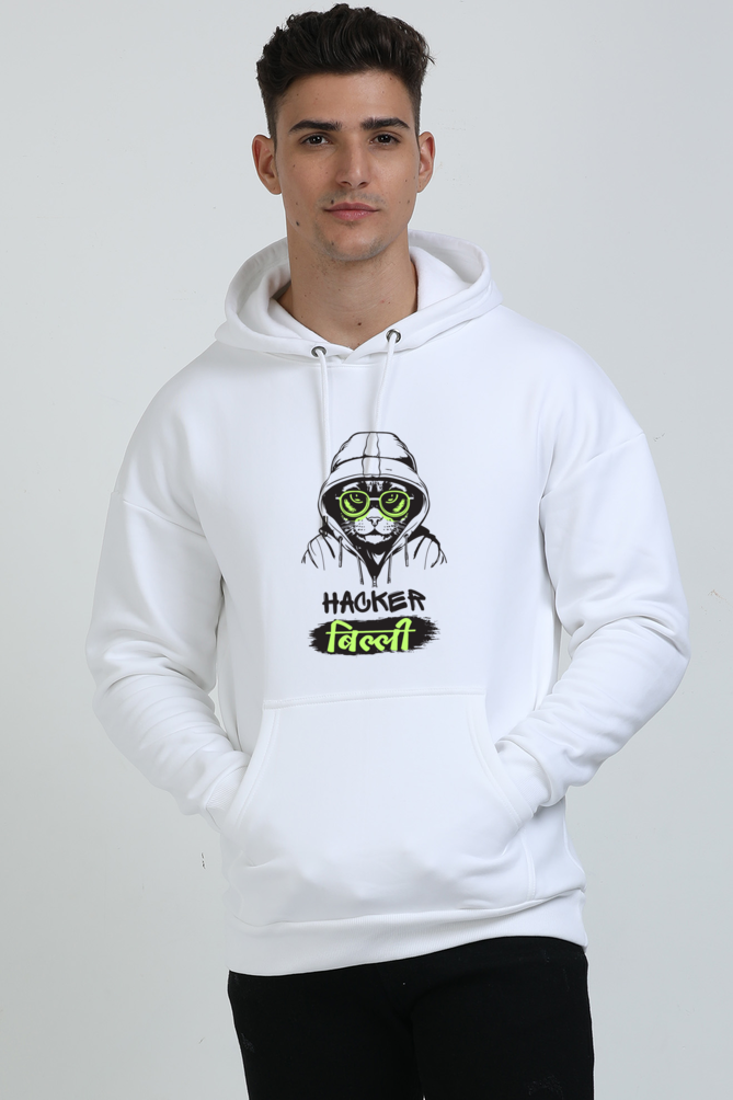 Hacker Billi Desi Full Sleeve Hooded Sweat Shirt – Streetwear for Computer Geeks