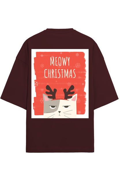 Unisex Half-Sleeve Terry T-Shirt – Meowy Christmas