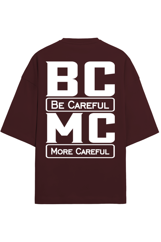 Unisex Half Sleeve Terry T-Shirt - "BC MC"

