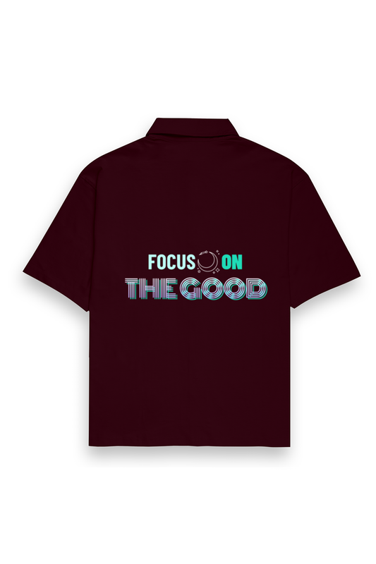 Unisex Half Sleeve Daily Wear T-Shirt – "Focus On The Good"