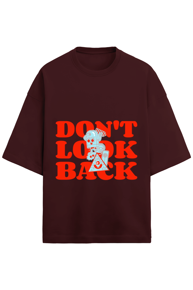 Men’s Half Sleeve Terry T-Shirt - "Don’t Look Back"