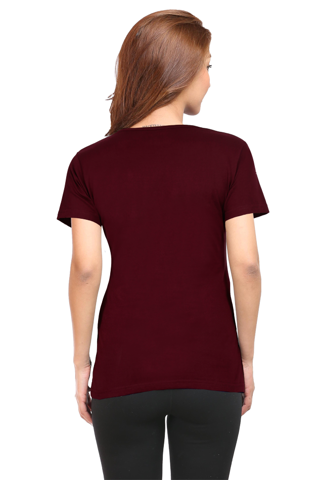 Women’s Half-Sleeve Fitness T-Shirt – Let’s Do Some Yoga