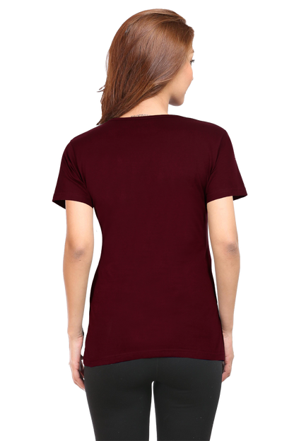 Women’s Half-Sleeve Fitness T-Shirt – Let’s Do Some Yoga