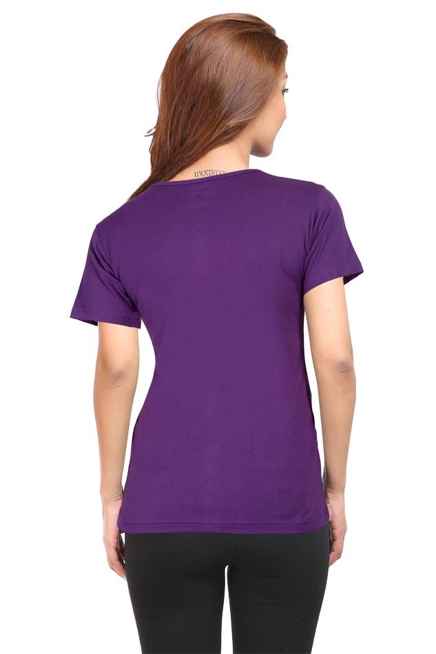 Women’s Half-Sleeve Fitness T-Shirt – Let’s Do Some Yoga