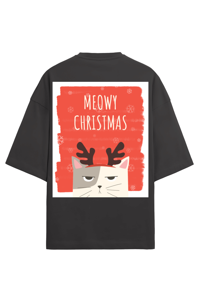 Unisex Half-Sleeve Terry T-Shirt – Meowy Christmas