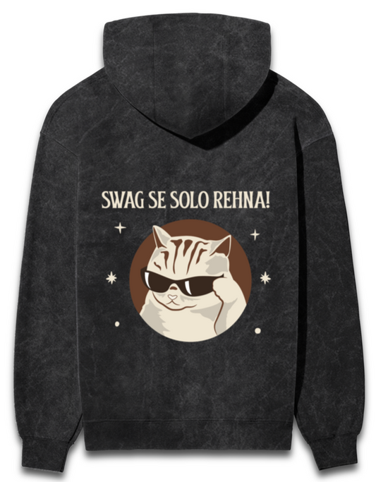 Swag Se Solo – Men’s Full Sleeve Valentine Hooded Sweatshirt