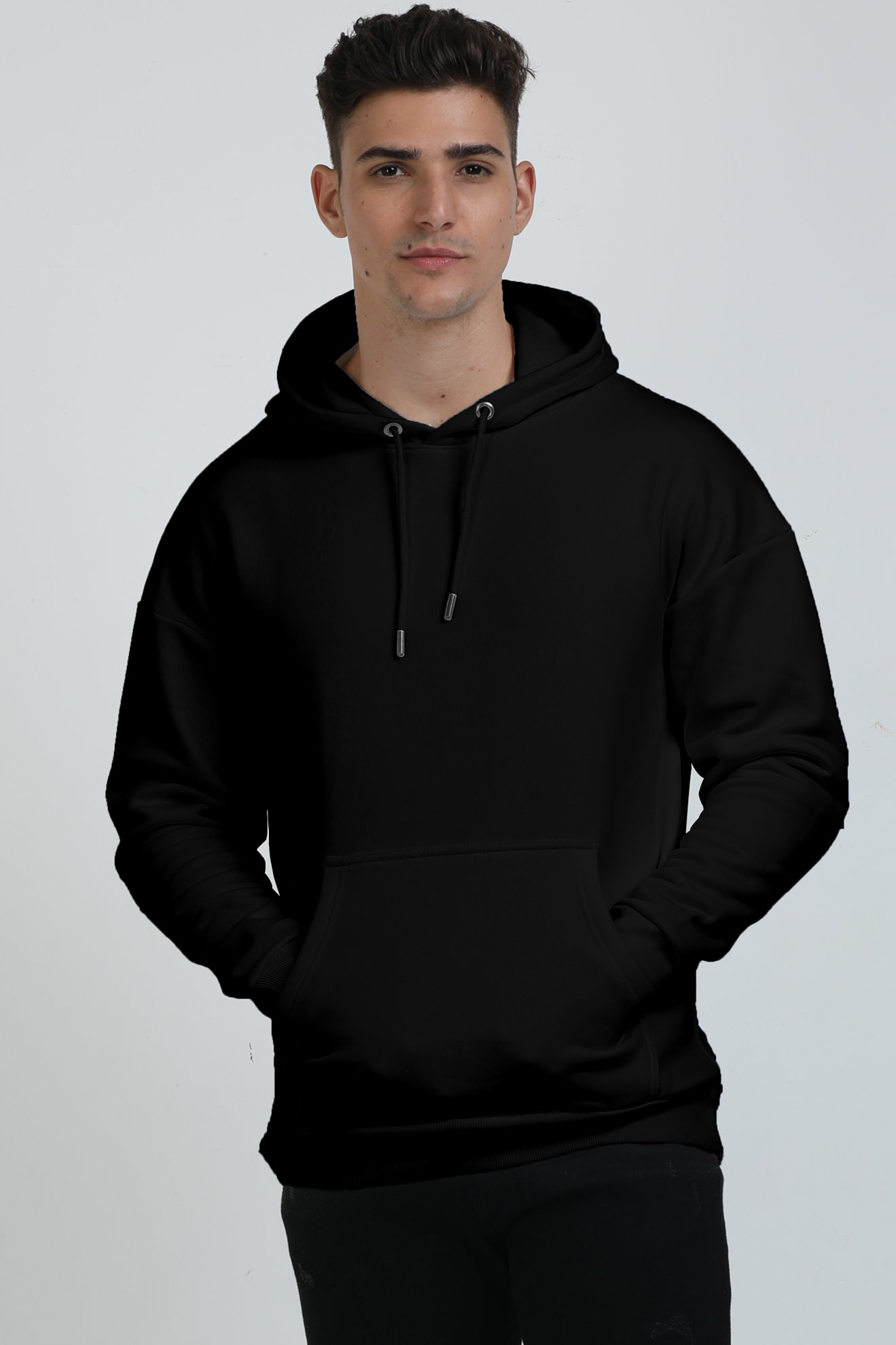 Men’s Oversized Hoodie - Fire 88 Back Design