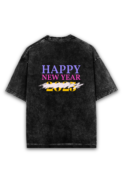 Men’s Half Sleeve New Year 2025 Graphic T-Shirt