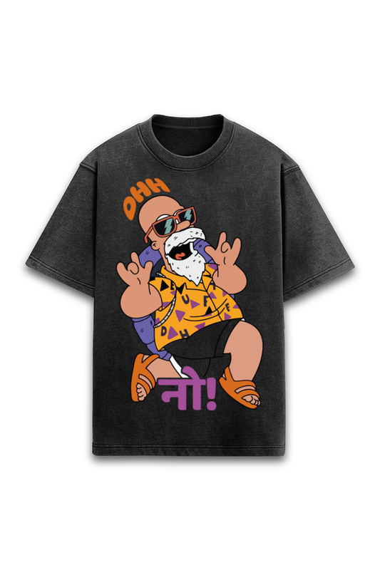 Desi Dragon Ball Z Roshi Half Sleeve T-Shirt For Men | Graphic T-Shirt