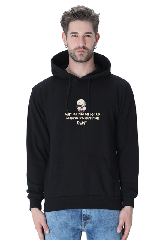 Men’s Hooded Sweatshirt – Make Your Own Rules