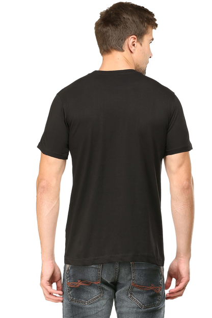 Desi V-Neck T-Shirt for Men Toh Main Naacho | Graphic T-Shirt