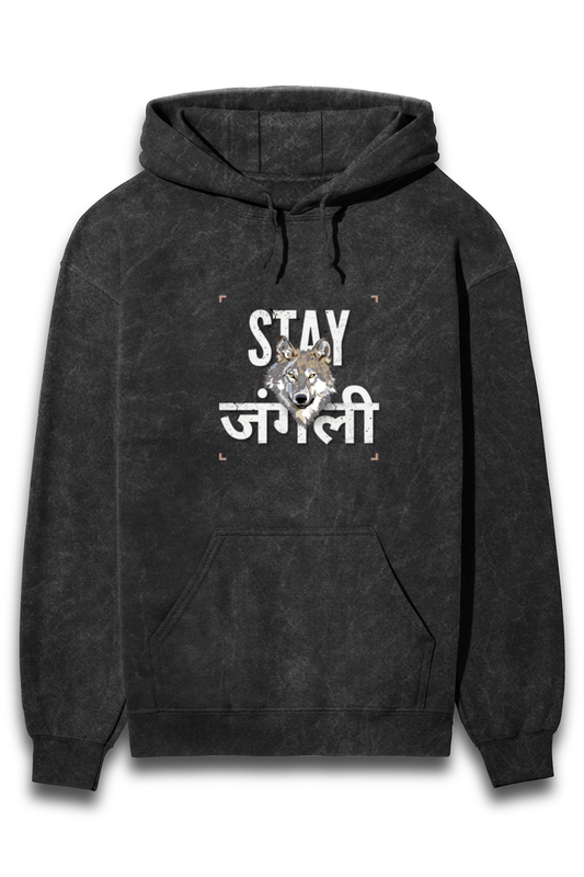 Stay Junglee - Unisex Full Sleeve Hooded Sweatshirt