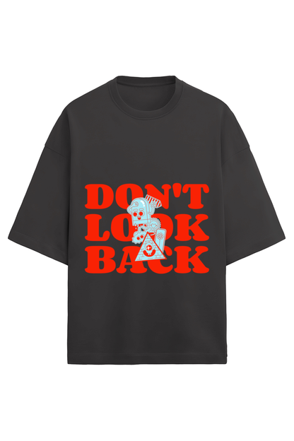 Men’s Half Sleeve Terry T-Shirt - "Don’t Look Back"