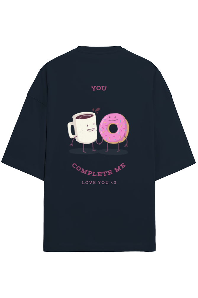 Unisex Coffee-Themed Half-Sleeve Terry T-Shirt