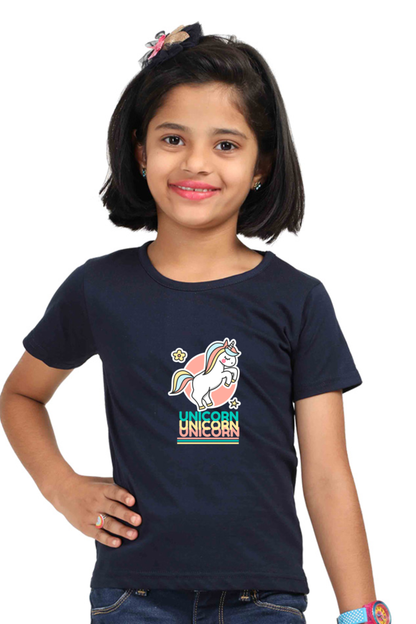 Magical Unicorn T-Shirt For Girls - Funky Everyday Wear | Graphic T-Shirt