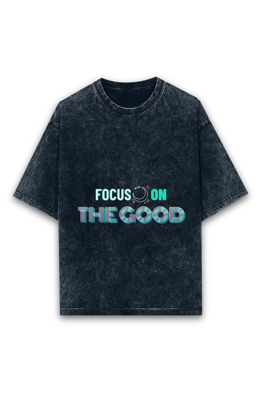 Unisex Half Sleeve Daily Wear T-Shirt – "Focus On The Good"