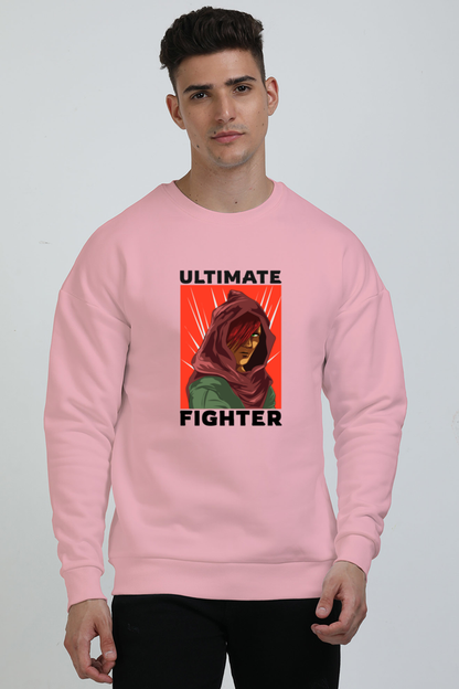 Men’s Full Sleeve Anime Sweatshirt - Ultimate Fighter