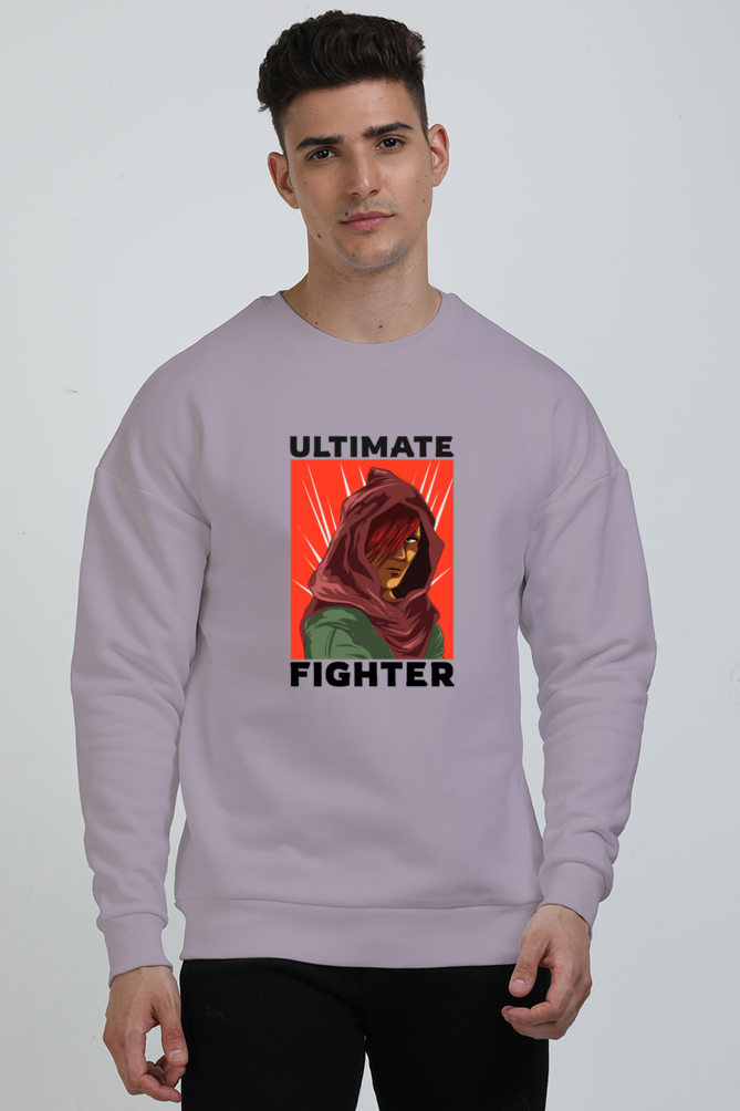 Men’s Full Sleeve Anime Sweatshirt - Ultimate Fighter