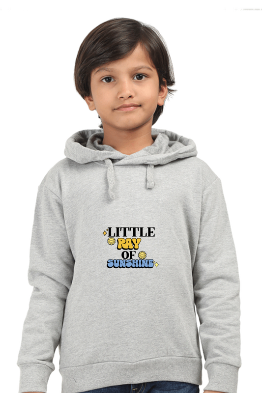 Boy’s Full Sleeve Hooded Sweatshirt – Little Ray of Sunshine