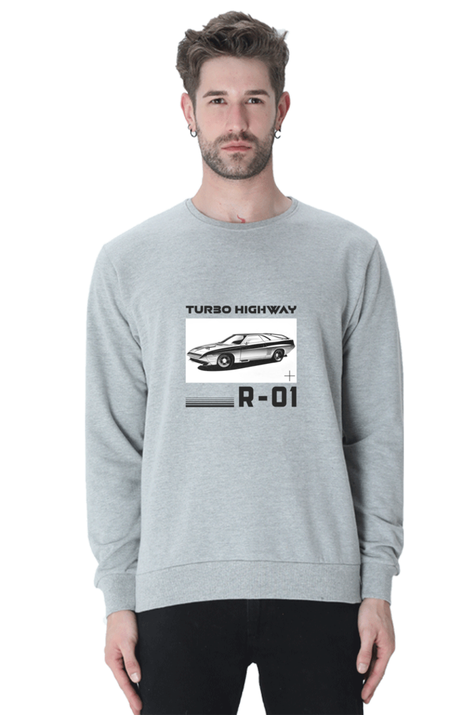 Men’s Full-Sleeve Sweatshirt - Turbo Highway