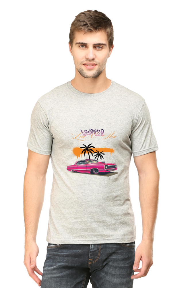 Men’s Half Sleeve T-Shirt - Graphic Car Design