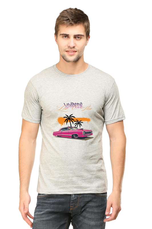 Men’s Half Sleeve T-Shirt - Graphic Car Design