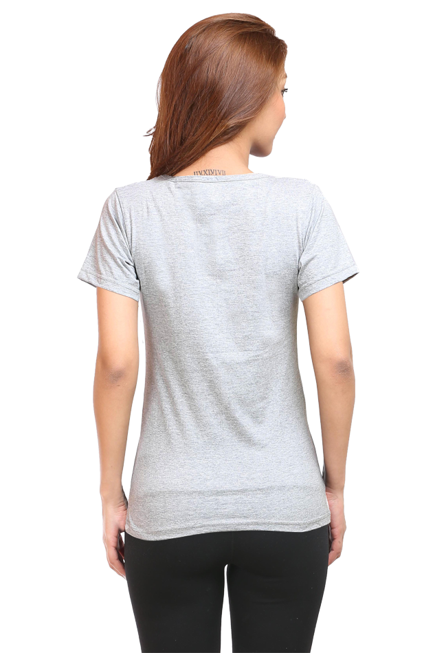 Women’s Half-Sleeve Fitness T-Shirt – Let’s Do Some Yoga