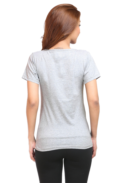 Women’s Half-Sleeve Fitness T-Shirt – Let’s Do Some Yoga