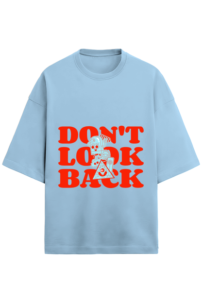 Men’s Half Sleeve Terry T-Shirt - "Don’t Look Back"