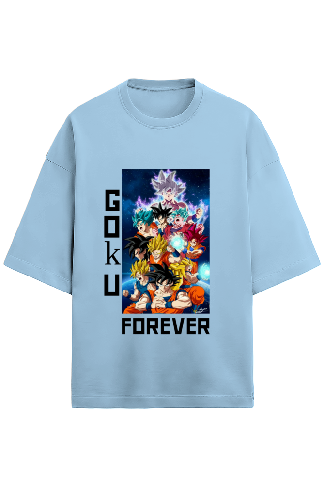 Goku Forever Unisex Anime Terry T-Shirt