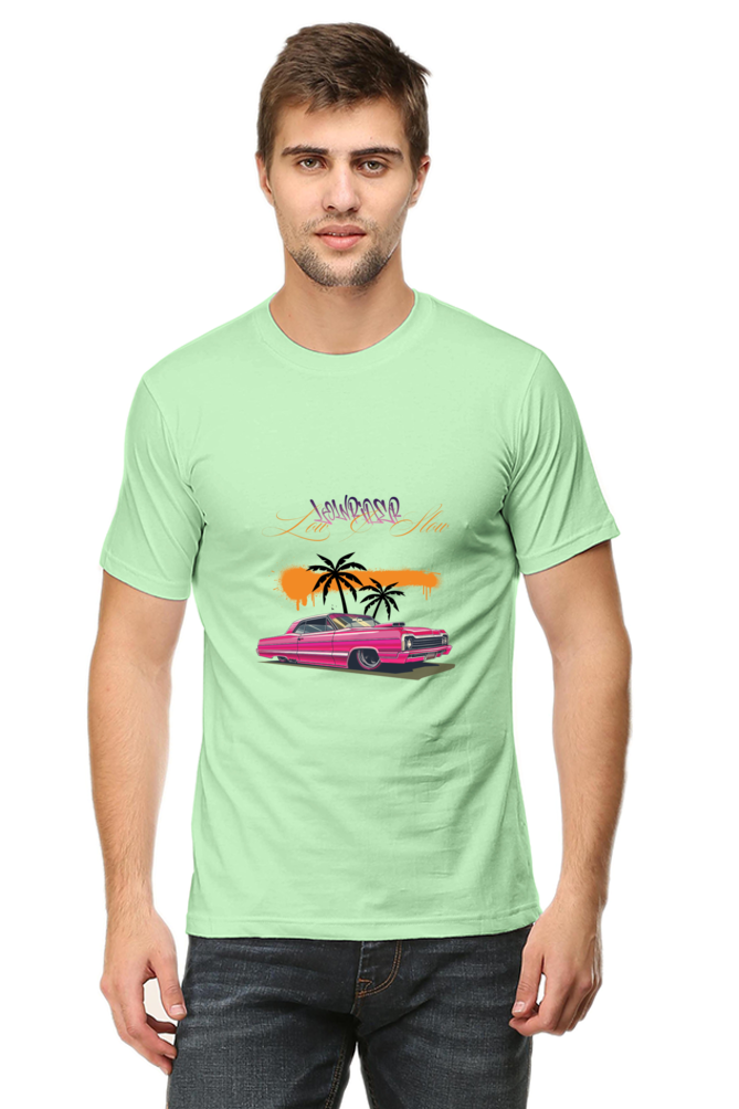 Men’s Half Sleeve T-Shirt - Graphic Car Design