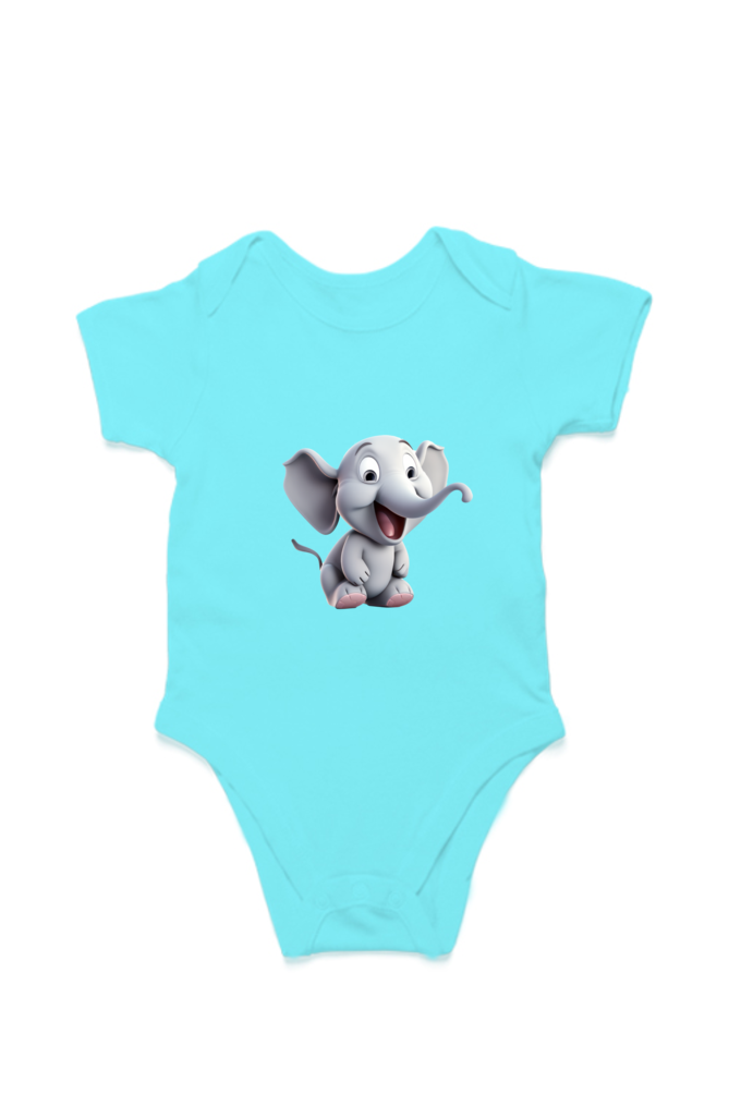 "Adorable Baby Elephant Unisex Rompers