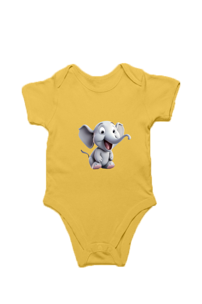 Adorable Baby Elephant Unisex Rompers