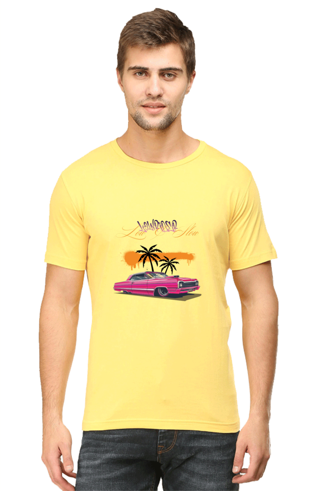 Men’s Half Sleeve T-Shirt - Graphic Car Design