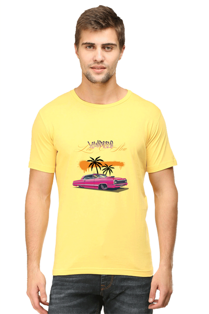 Men’s Half Sleeve T-Shirt - Graphic Car Design