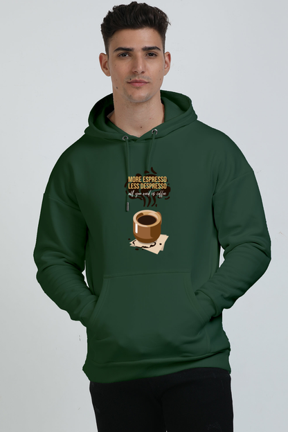 Men’s Full-Sleeve Coffee Lover’s Hoodie - Oversized & Trendy