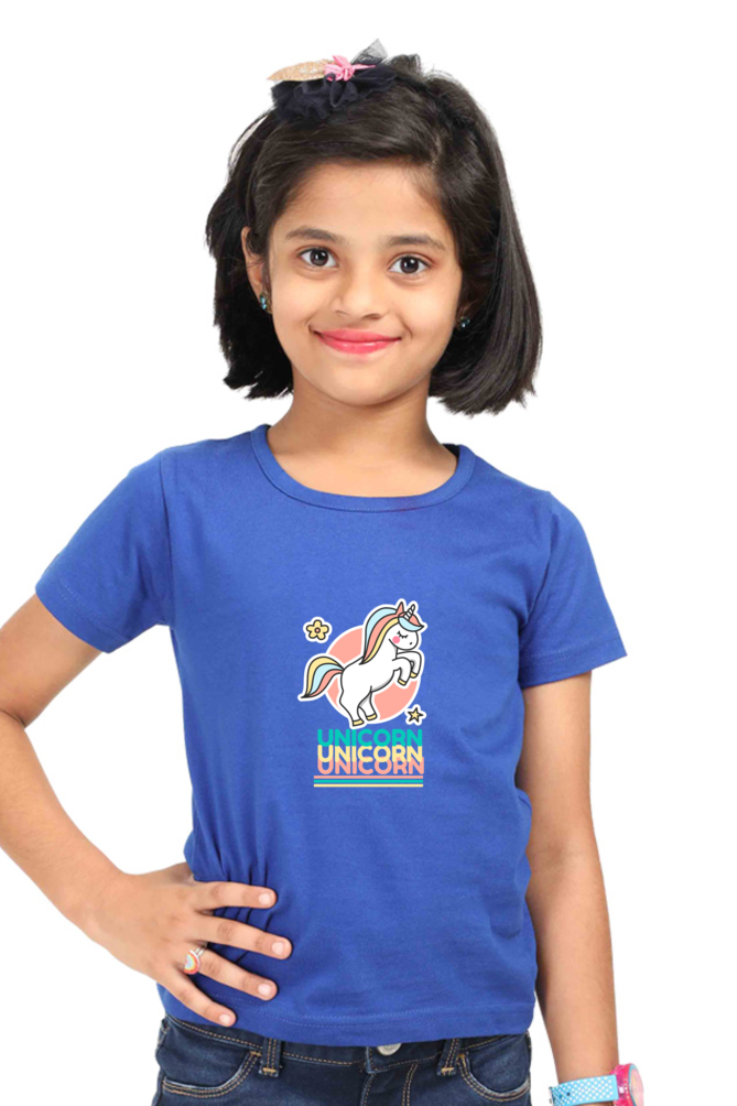 Magical Unicorn T-Shirt For Girls - Funky Everyday Wear | Graphic T-Shirt